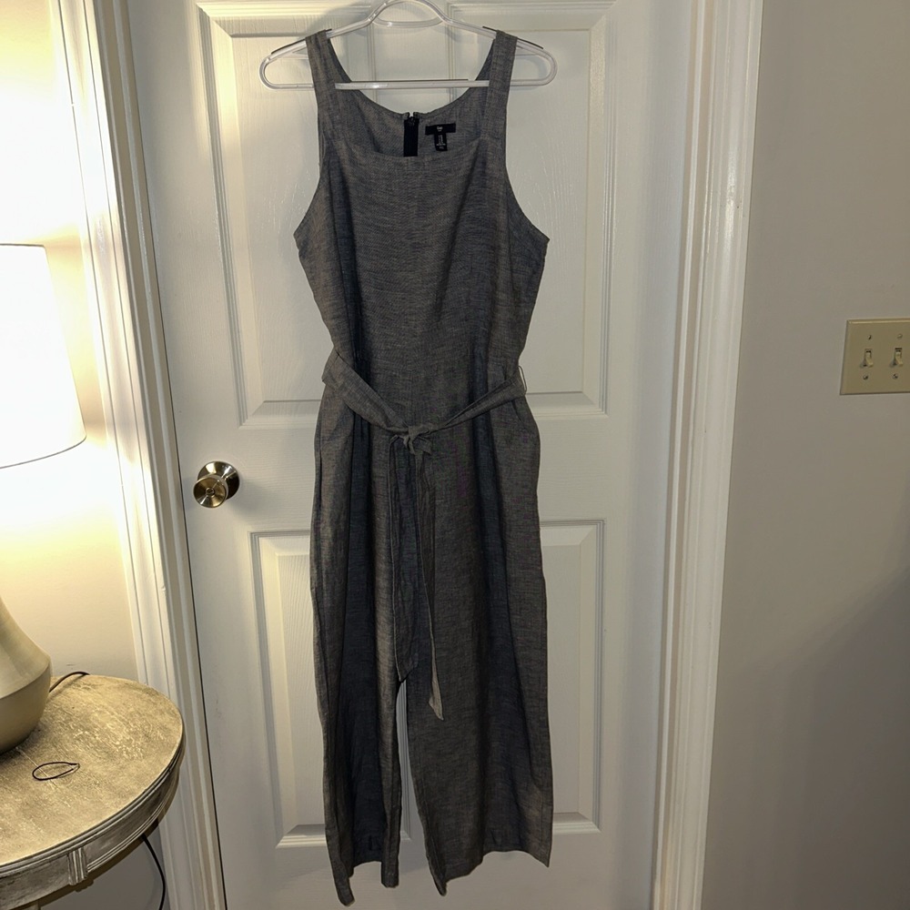 Gap Blue wide leg‎ Jumpsuit Women Size Medium